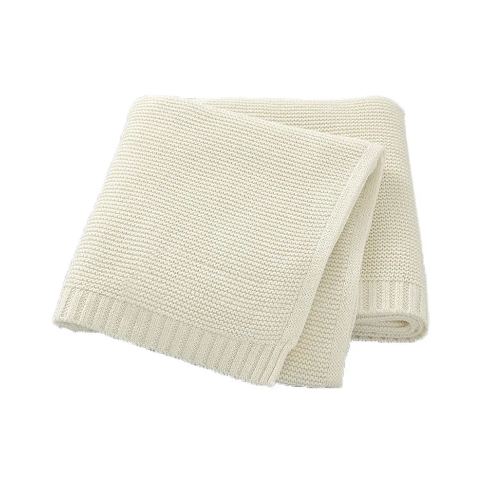 COBIJA TEJIDA BEIGE