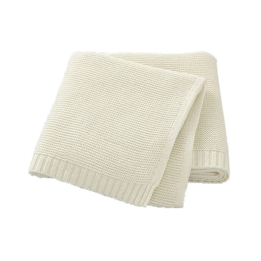 COBIJA TEJIDA BEIGE