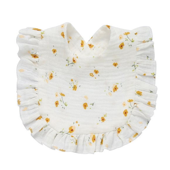 BABERO OLANES FLORES CHICAS AMARILLAS
