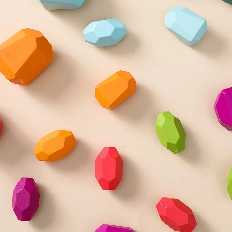 ROCAS DE COLORES APILABLES