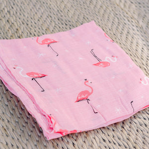 MUSELINA FLAMINGOS - Tily Babyshop