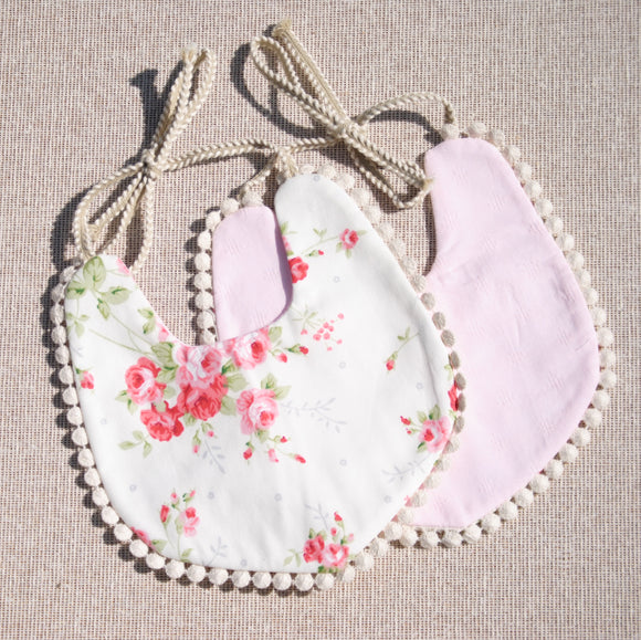BABERO FLORES ROJAS Y ROSA CLARO - Tily Babyshop