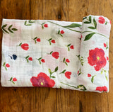 MUSELINA FLORES ROJAS - Tily Babyshop
