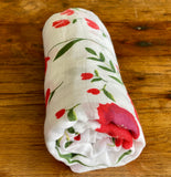 MUSELINA FLORES ROJAS - Tily Babyshop